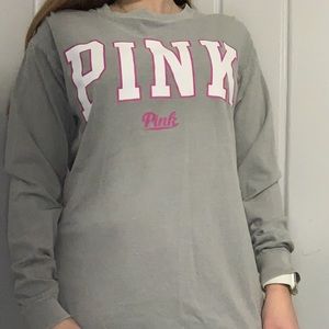PINK Logo Long Sleeve